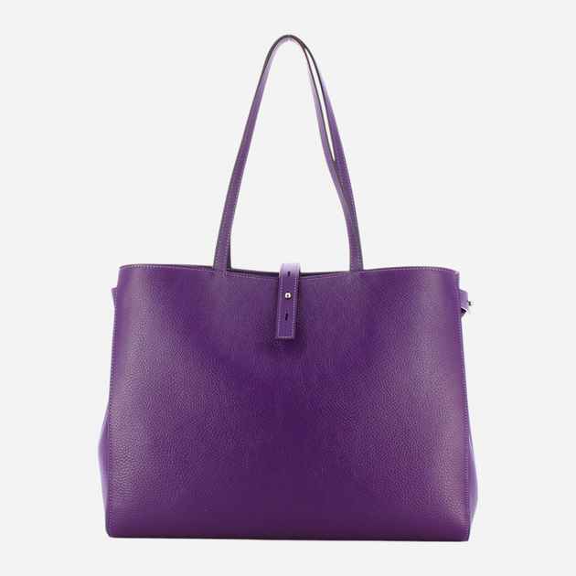 Torba shopper damska skórzana IUNTOO 130001-D45-+-C45 Fioletowa (800070285188) - obraz 2