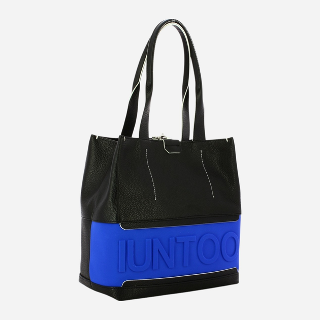 Torba shopper damska IUNTOO 141002-NERO-6205 Czarna (800070258296) - obraz 3