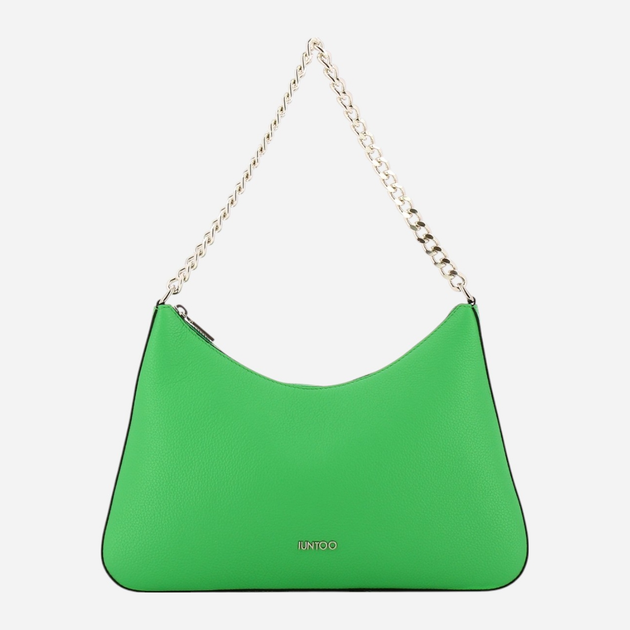 Torebka crossbody damska skórzana IUNTOO 168071-195 Zielona (800070303402) - obraz 2