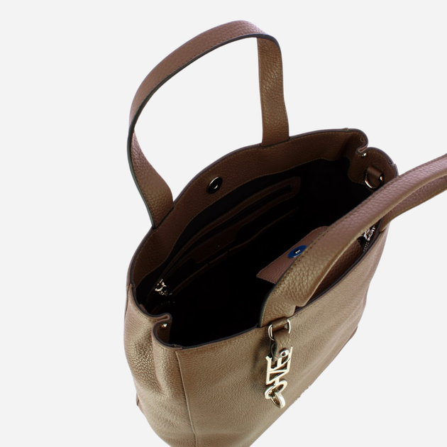 Torba shopper damska skórzana IUNTOO 168079-912 Brązowa (800070307926) - obraz 5