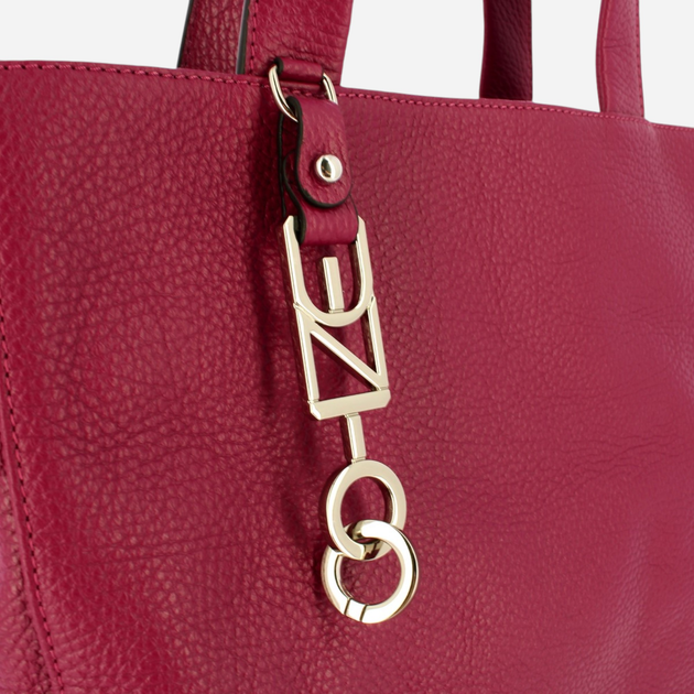 Torba shopper damska skórzana IUNTOO 168079-6029 Czerwona (800070307925) - obraz 6