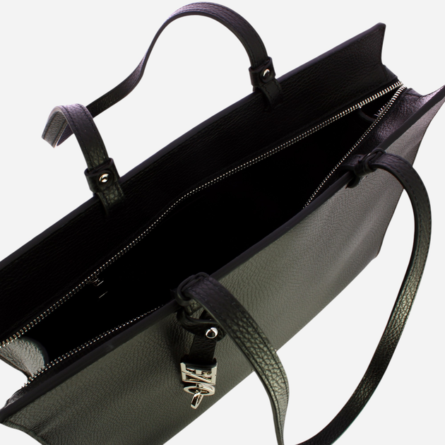 Torba shopper damska skórzana IUNTOO 168093-014 Czarna (800070318231) - obraz 4