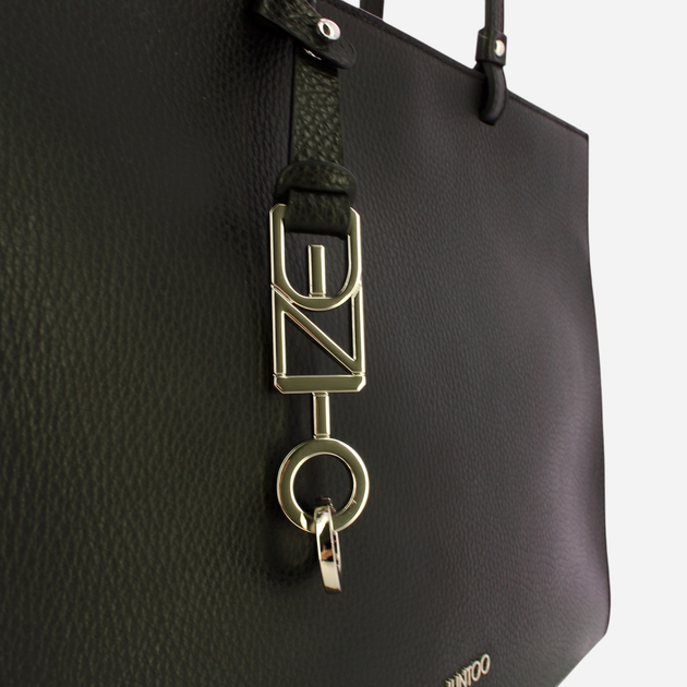 Torba shopper damska skórzana IUNTOO 168093-014 Czarna (800070318231) - obraz 5
