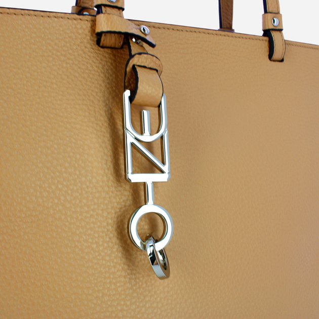 Torba shopper damska skórzana IUNTOO 168093-4720 Beżowa (800070318228) - obraz 5