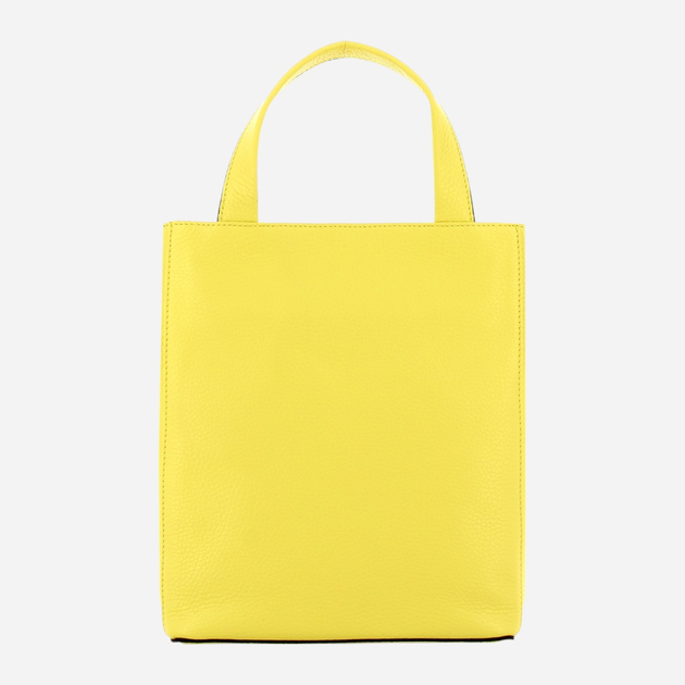 Torba shopper damska skórzana IUNTOO 168095-4724 Żółta (800070318238) - obraz 2