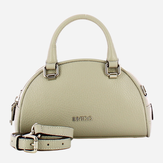 Torebka crossbody damska skórzana IUNTOO 168100-4721 Szara (800070318264) - obraz 4