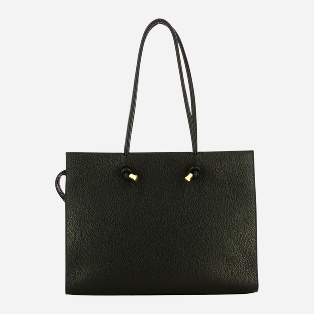 Torba shopper damska skórzana IUNTOO 168106-014 Czarna (800070329024) - obraz 2