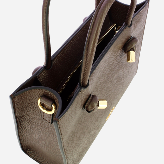 Torebka crossbody damska skórzana IUNTOO 168108-4105 Brązowa (800070329010) - obraz 5