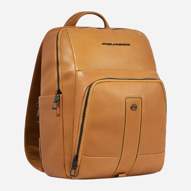 Plecak męski skórzany 18.3L Piquadro CA6302S129/G Żółty (800070320733) - obraz 3