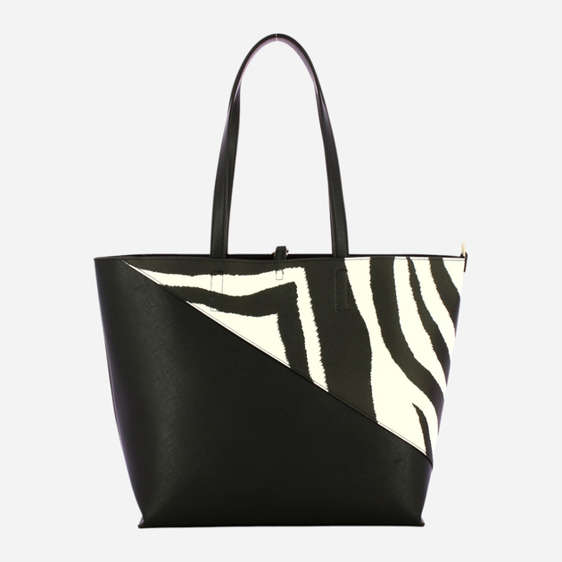 Torba shopper damska Just Cavalli 76RA4BU1ZSA85L01 Czarna (800070321854) - obraz 2