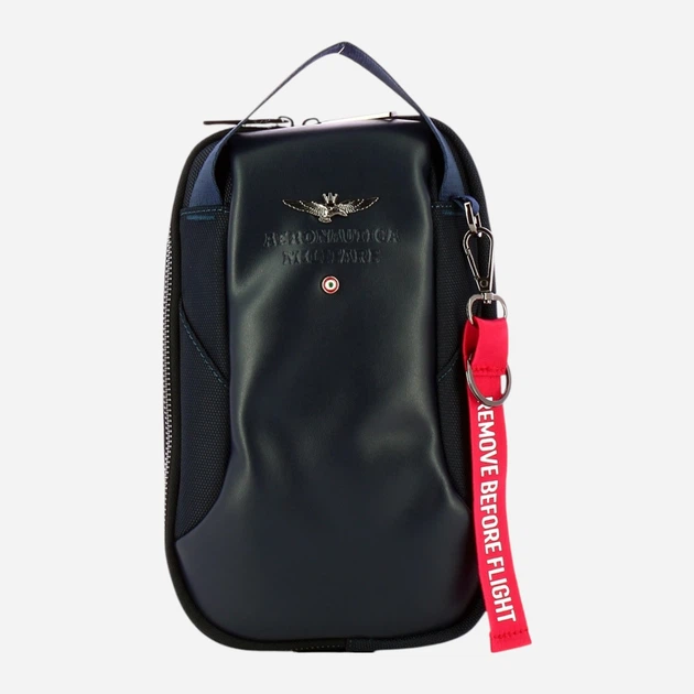 Сумка слінг чоловіча Aeronautica Militare Bolt AM492-BL Темно-синя (800070307485) - зображення 1