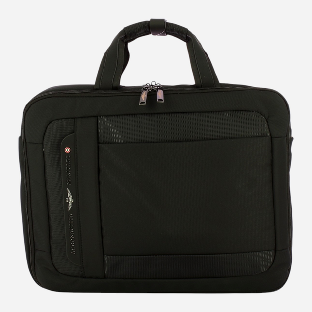 Сумка портфель чоловіча Aeronautica Militare Cartella AM513-NE Чорна (800070317566) - зображення 1