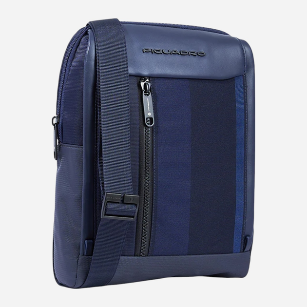 Сумка планшет чоловіча середня Piquadro CA1816S131/BLU Темно-синя (800070320611) - зображення 3