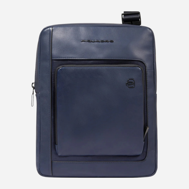 Сумка планшет чоловіча середня Piquadro CA1816W131/BLU Темно-синя (800070326335) - зображення 1