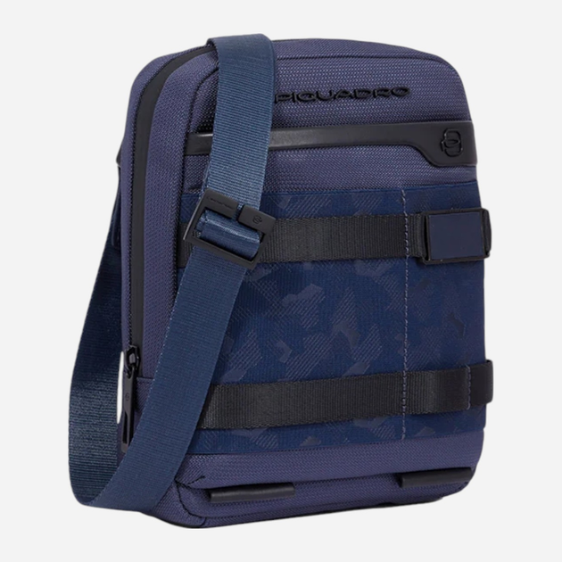 Сумка планшет чоловіча маленька Piquadro CA3084FX/BLU Темно-синя (800070320661) - зображення 4