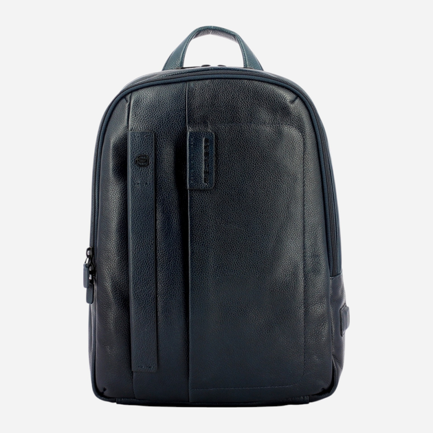 Plecak męski skórzany 13.6L Piquadro CA3869P15S/BLU2 Granatowy (800070043440) - obraz 1