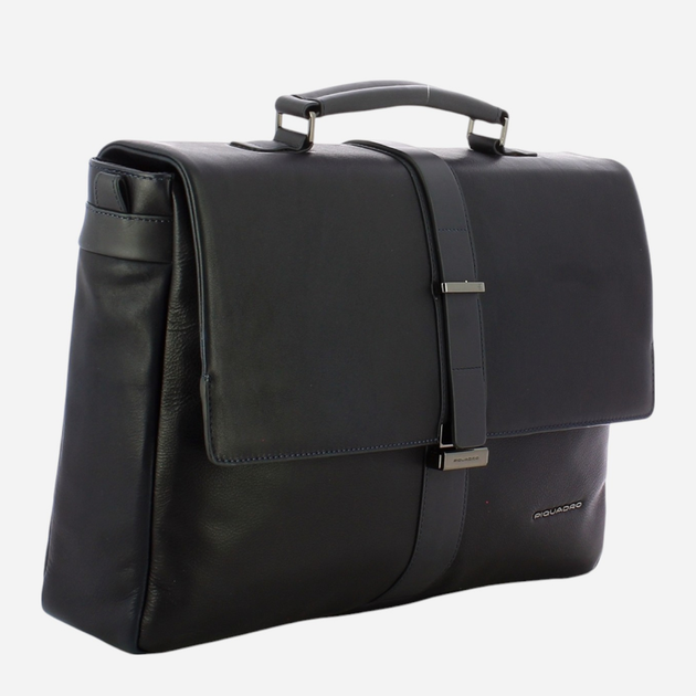 Сумка портфель чоловіча з натуральної шкіри Piquadro CA3997S98/BLU Темно-синя (800070241420) - зображення 4