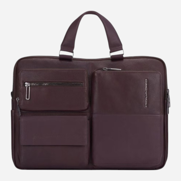 Torba aktówka męska skórzana Piquadro CA5882W116/M Brązowa (800070282053) - obraz 1