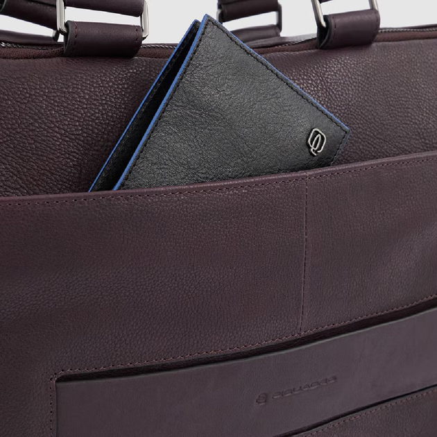 Torba aktówka męska skórzana Piquadro CA5882W116/M Brązowa (800070282053) - obraz 9