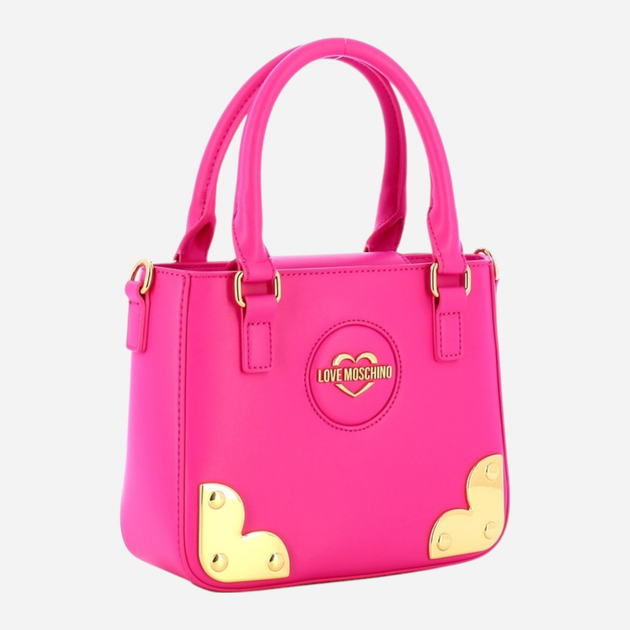 Сумка жіноча маленька Love Moschino Borsa JC4218PP1ILR0615 Рожева (800070318001) - зображення 3