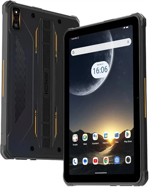 Планшет 10.1" HOTWAV TAB R7 6/256GB 4G 2-SIM 8 ядер 15600mAh Android 13 Black-orange Б/В - зображення 3