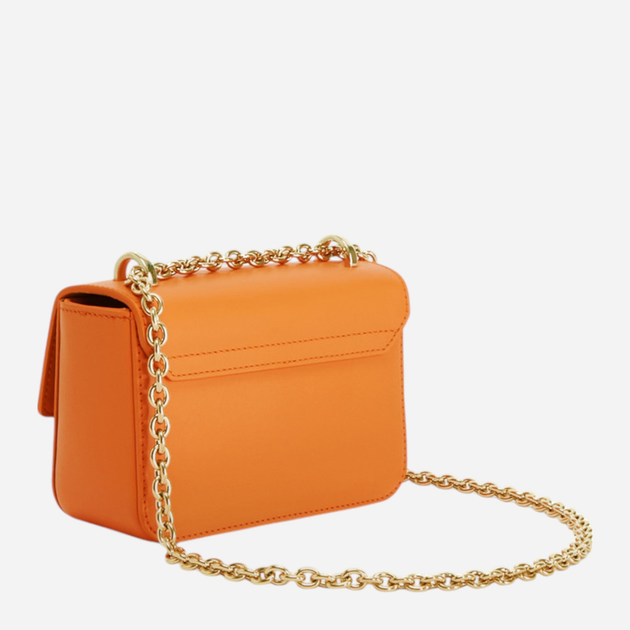 Сумка крос-боді через плече жіноча з натуральної шкіри маленька Furla Metropolis Mini WB00828AX07332024S10 Помаранчева (800070302219) - зображення 2