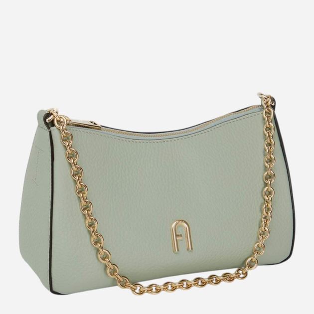 Torebka bagietka damska mała Furla Primula Mini WB00903BX12322021S90 Zielona (800070302230) - obraz 3