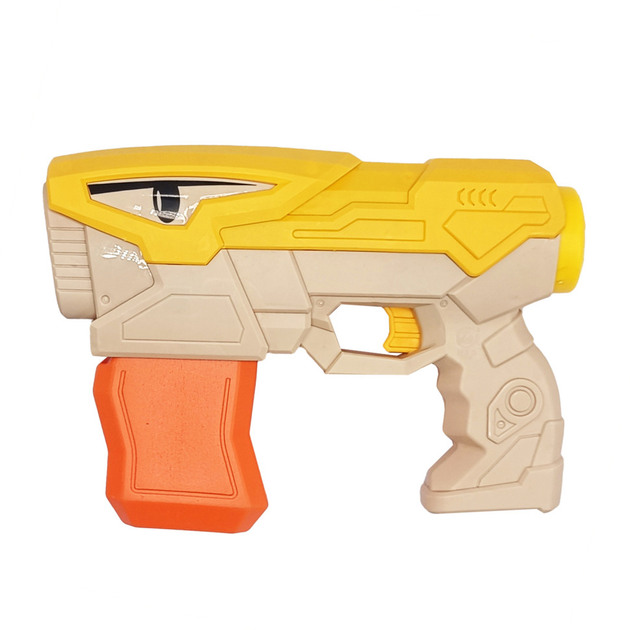 Водяний пістолет "Electric Water Gun Shark" X2-BC на акумуляторі Жовтий - зображення 1