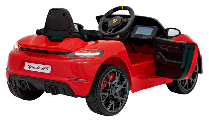 Електромобіль для дітей Ramiz Porsche Spyder RS 718 MP4 червоний (5903864946819) - зображення 3