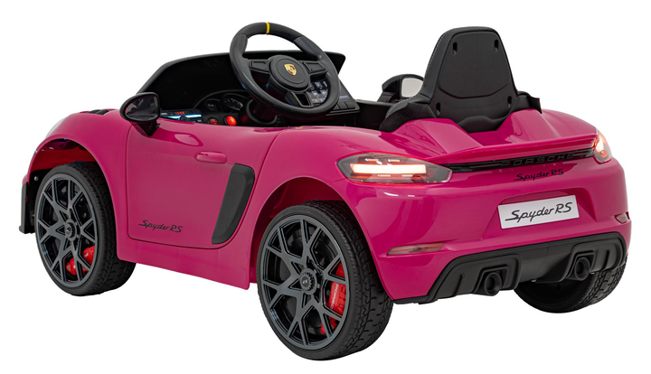 Pojazd elektryczny dla dzieci Ramiz Porsche Spyder RS 718 Różowy (5903864946895) - obraz 3