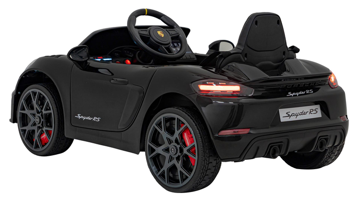 Pojazd elektryczny dla dzieci Ramiz Porsche Spyder RS 718 Czarny (5903864946932) - obraz 3