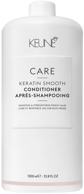 Odżywka do włosów Keune Care Keratin Smooth & Strengthens wygładzająca 1000 ml (8719281103691) - obraz 1