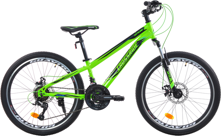 Велосипед Crossride MTB ST Skyline 2.0 11" 24" Зелений (0294-110-2) від Rozetka на платформі USKIDKA Акція на Велосипед Crossride MTB ST Skyline 2.0 11" 24" Зелений (0294-110-2) від Rozetka