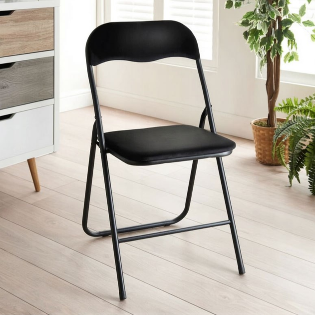 Набір садових стільців ModernHome by Multistore 6 шт чорний (5908221436675) - зображення 7