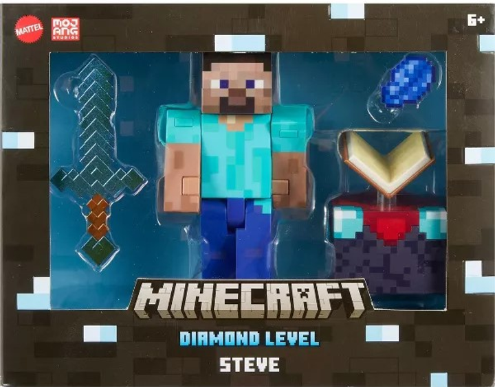 Figurka Minecraft Diamond Level Steve HXM84 15 cm (0194735234486) - obraz 1