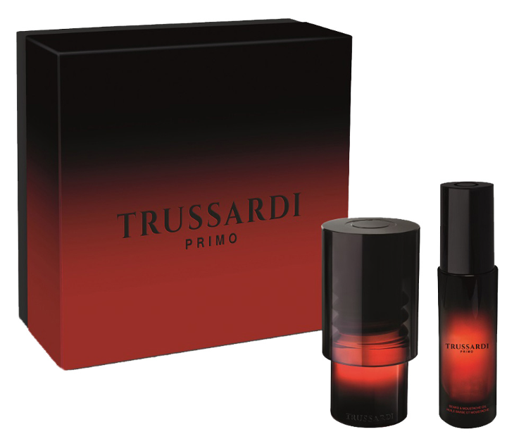 Zestaw męski Trussardi Primo Woda perfumowana 100 ml + Perfumowany olejek do brody 50 ml (8059124002263) - obraz 1