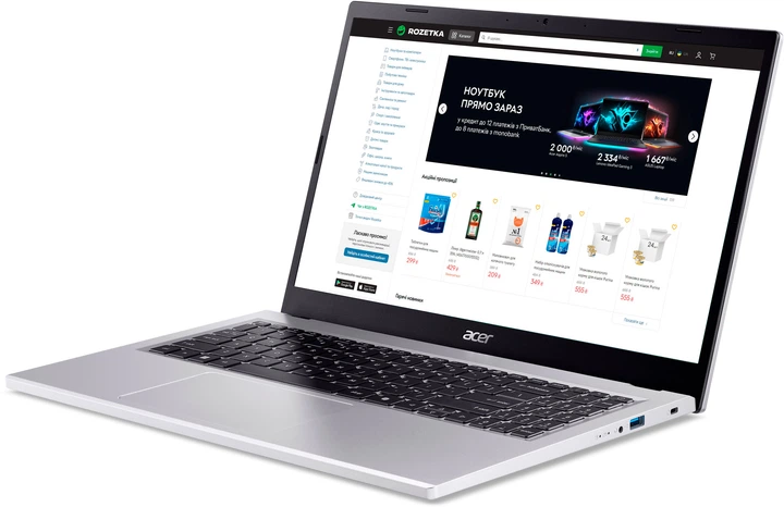 Ноутбук Acer Extensa 15 EX215-57-33Z8 (NX.EJAEU.002) Pure Silver