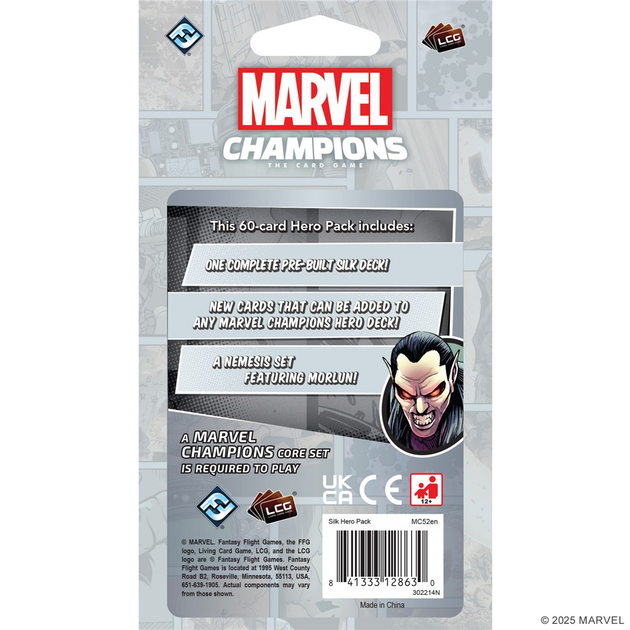 Доповнення до настільної гри Fantasy Flight Games Marvel Champions: Hero Pack Silk MC52(841333128630) - зображення 3
