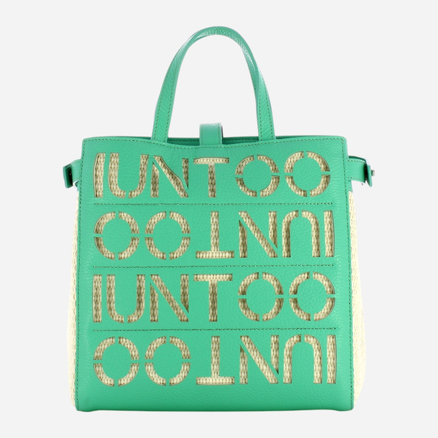 Torba shopper damska IUNTOO 105023-ACQUAMARINA Ciemnogranatowa (800070318298) - obraz 1