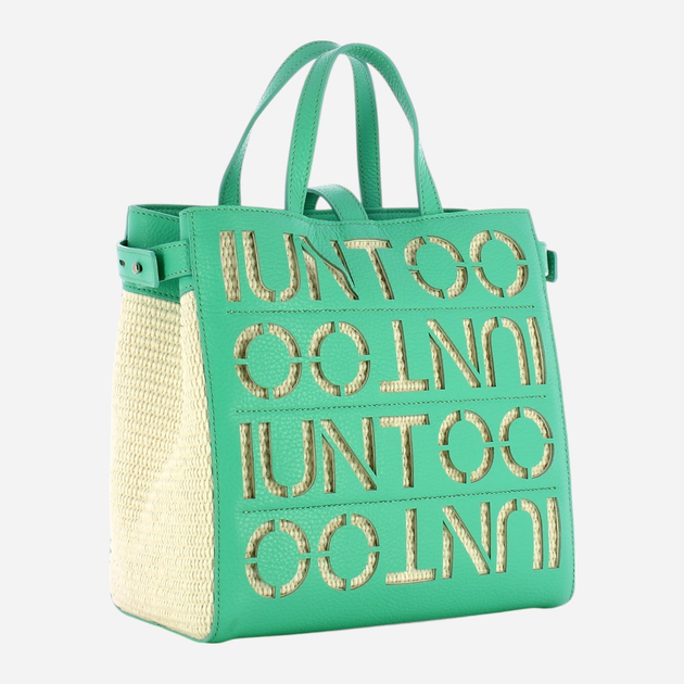 Torba shopper damska IUNTOO 105023-ACQUAMARINA Ciemnogranatowa (800070318298) - obraz 3