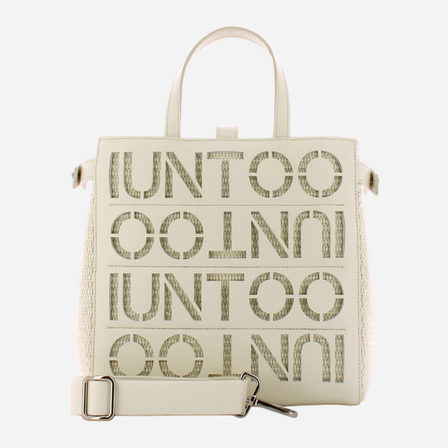 Torba shopper damska IUNTOO 105023-BIANCO Biała (800070318296) - obraz 4