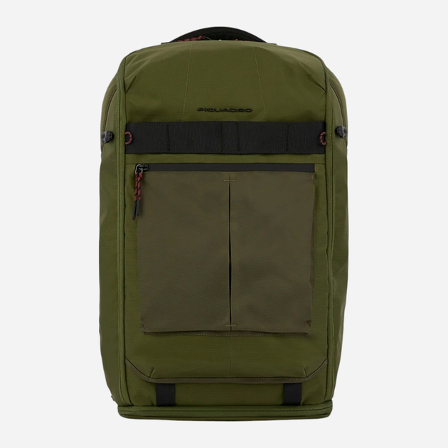 Plecak męski 30L Piquadro BV5993S125/VE Oliwkowy (800070320608) - obraz 1