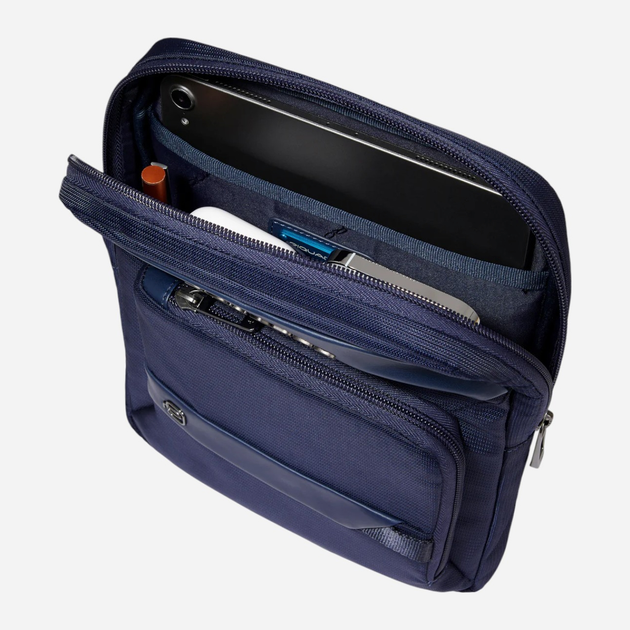 Сумка планшет чоловіча середня Piquadro CA1816W132/BLU Темно-синя (800070326261) - зображення 5