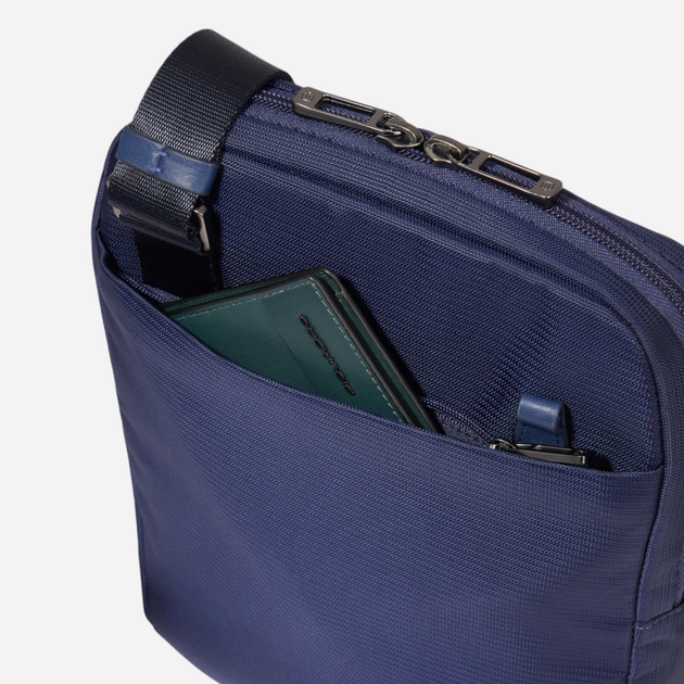 Сумка планшет чоловіча середня Piquadro CA1816W132/BLU Темно-синя (800070326261) - зображення 7