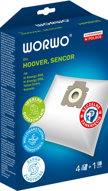 Worki Hoover Worwo H44 HMB05 /KPL4 (5901362008893) - obraz 1