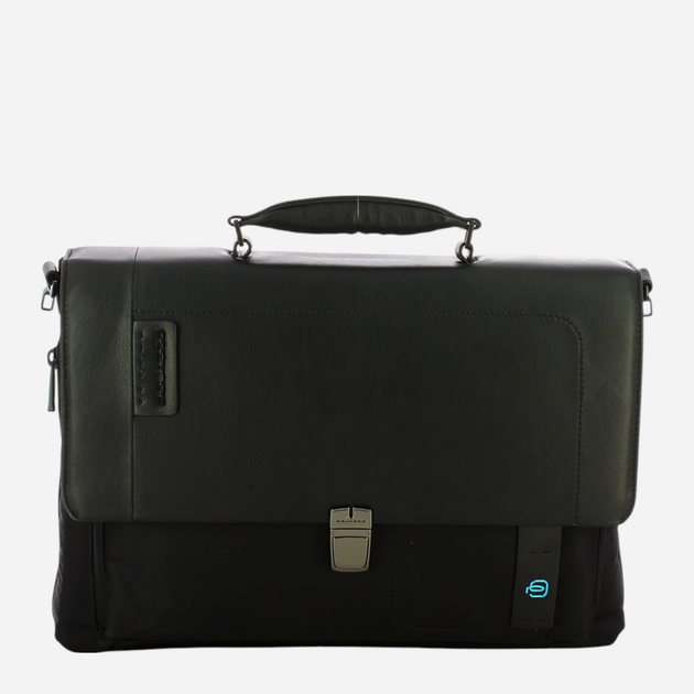 Сумка портфель чоловіча Piquadro CA3111P16/CHEVN Чорна (800070067111) - зображення 1