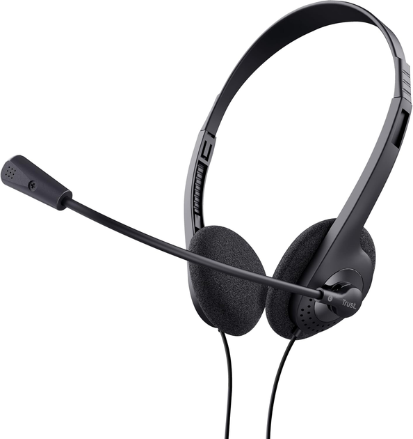 Навушники Trust Chat Headset Black (8713439246599) - зображення 1