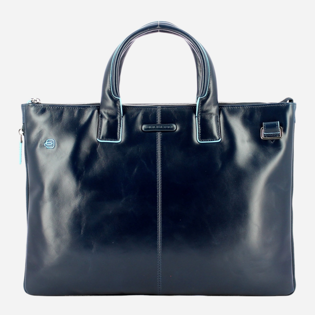 Torba aktówka męska skórzana Piquadro CA4021B2/BLU2 Ciemnogranatowa (800070004962) - obraz 1