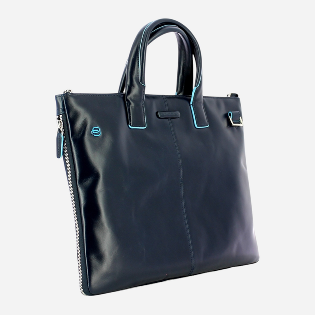 Torba aktówka męska skórzana Piquadro CA4021B2/BLU2 Ciemnogranatowa (800070004962) - obraz 4