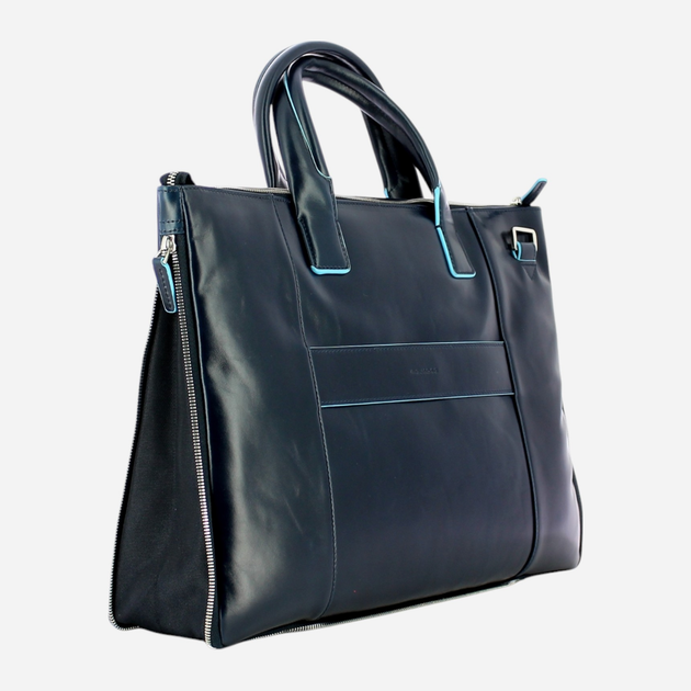 Torba aktówka męska skórzana Piquadro CA4021B2/BLU2 Ciemnogranatowa (800070004962) - obraz 5